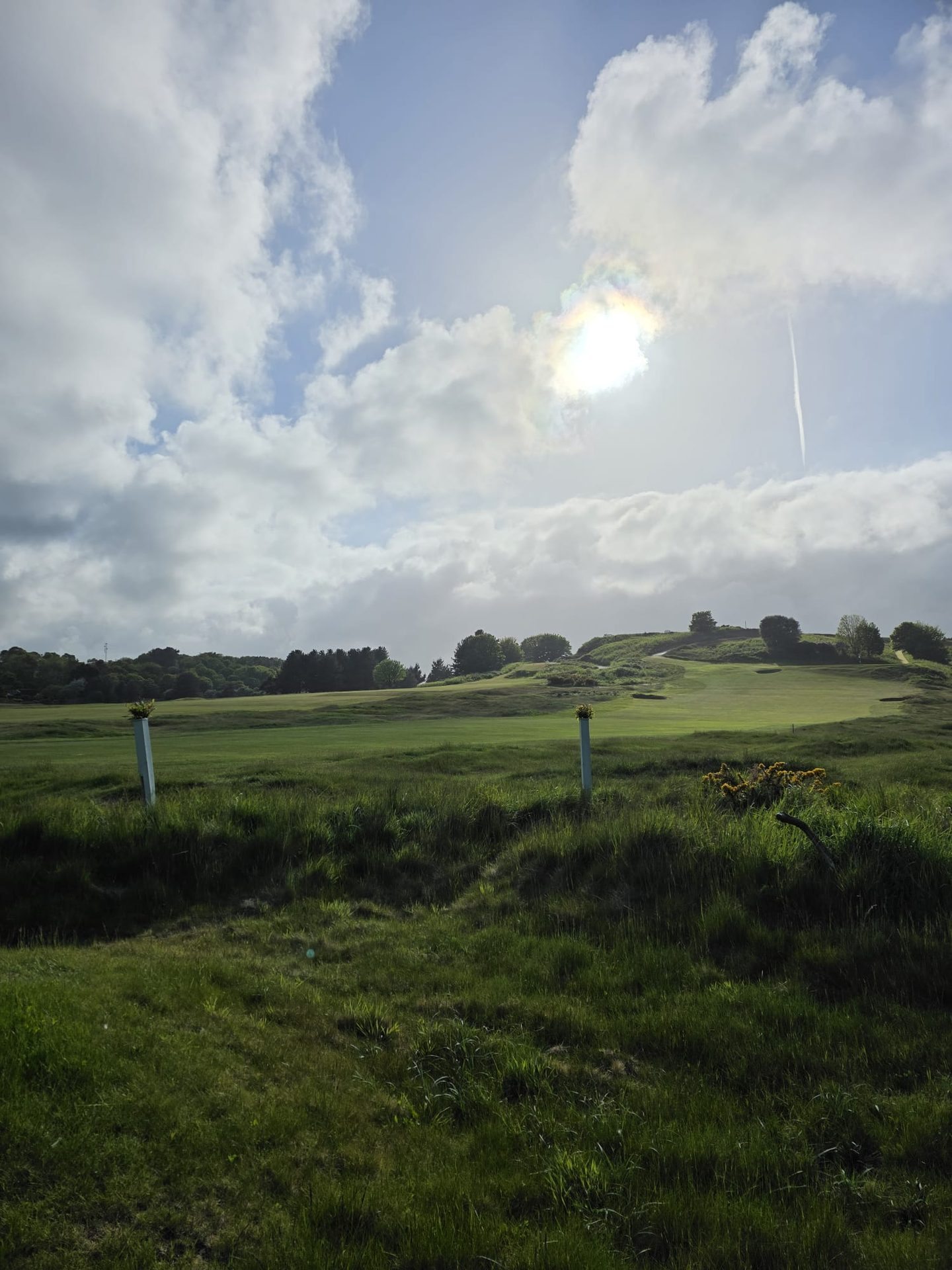 Royal Cromer — course rolling to sea at dusk